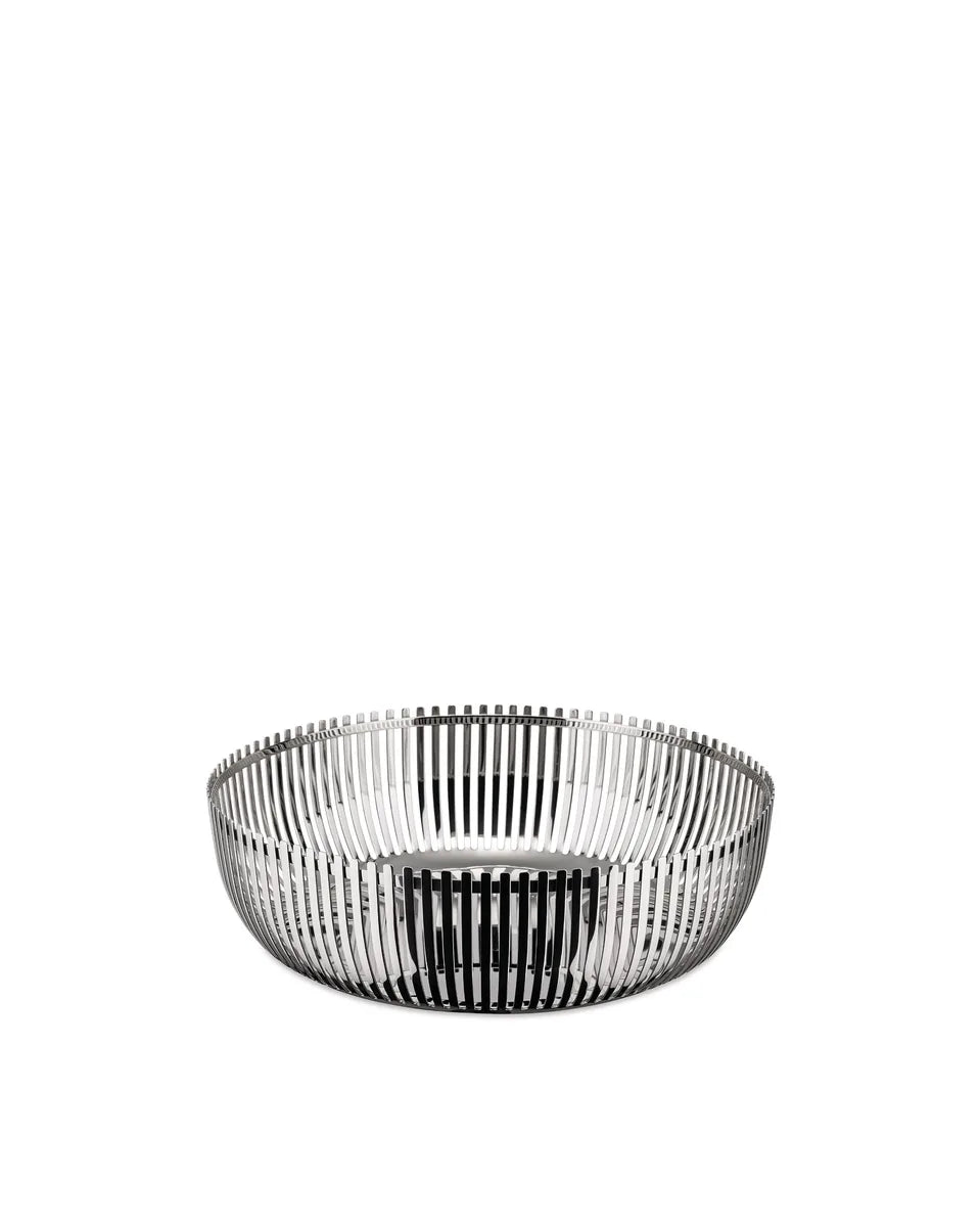 Alessi — PCH02/23 | Cestino da tavola Charpin in acciaio inox — design italiano Alessi