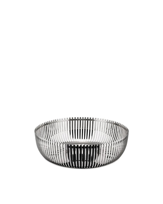 Alessi — PCH02/23 | Cestino da tavola Charpin in acciaio inox — design italiano Alessi