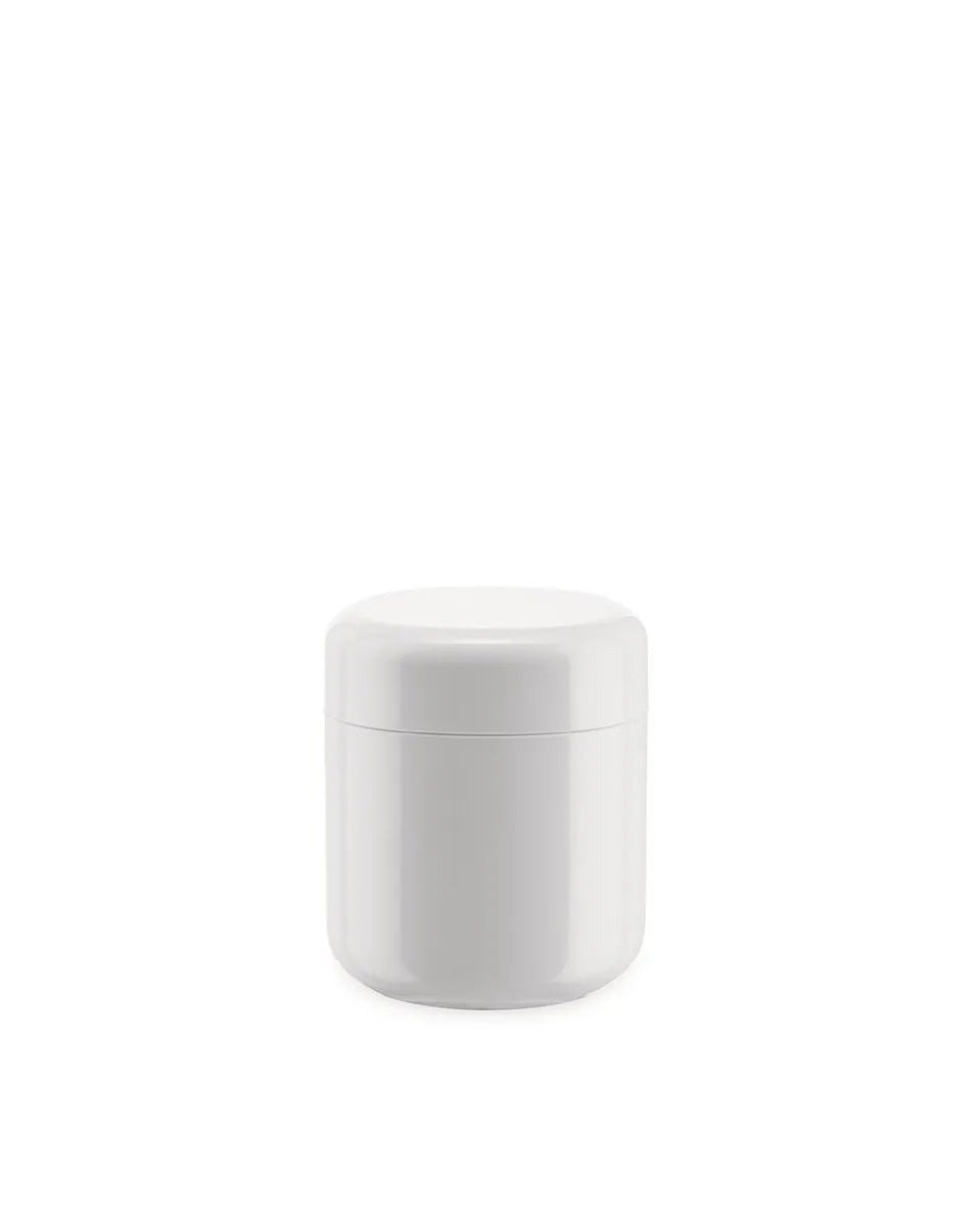 Alessi — Birillo PL09 W | Porta cotton fioc in PMMA bianco — design italiano Alessi