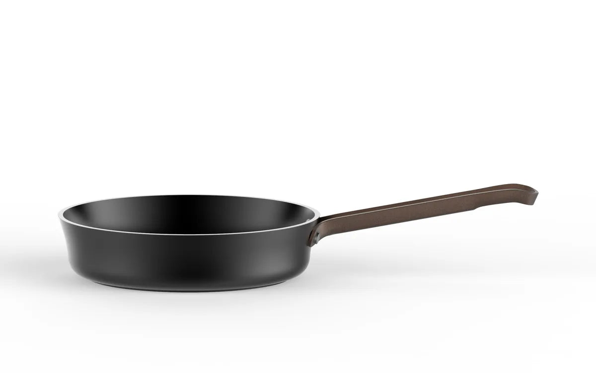 Alessi — Edo PU113/20 B | Padella antiaderente Urquiola, nero — design italiano Alessi