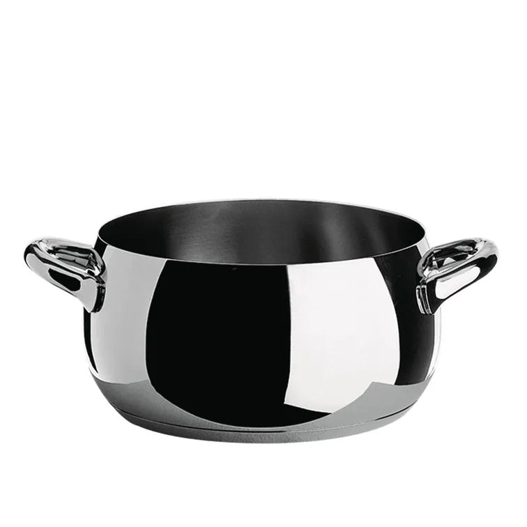 Alessi — Mami SG101/24 | Casseruola in acciaio inox 18/10 — design italiano Alessi