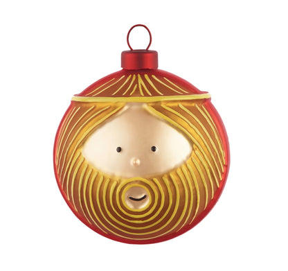 Alessi — Giuseppe AMJ13 3 | Pallina di Natale in vetro soffiato — design italiano Alessi