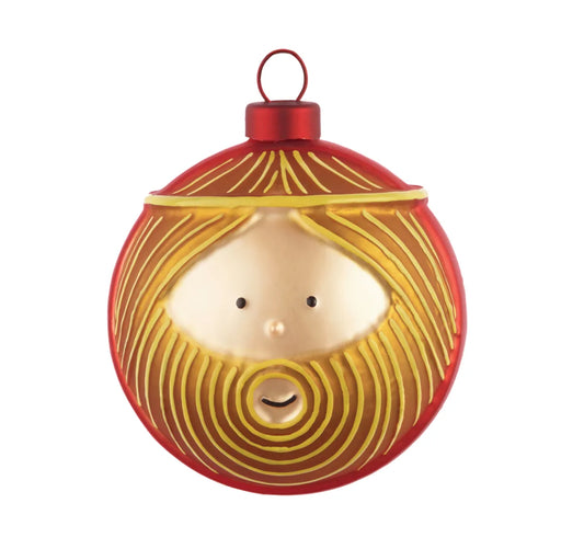Alessi — Giuseppe AMJ13 3 | Pallina di Natale in vetro soffiato — design italiano Alessi