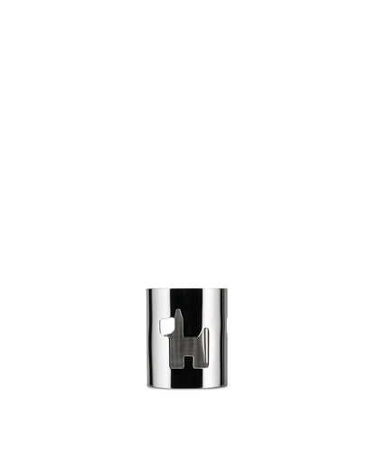 Alessi — Girotondo AKK10 D | Portatovagliolo traforato acciaio inox — design italiano Alessi