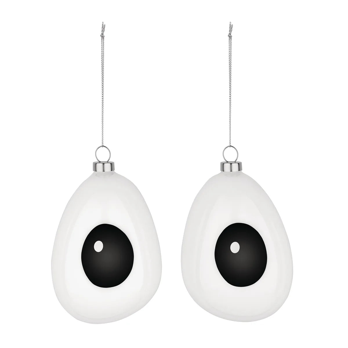 Alessi — Holly PLA01SET3 | Decorazioni natalizie in vetro soffiato — design italiano Alessi