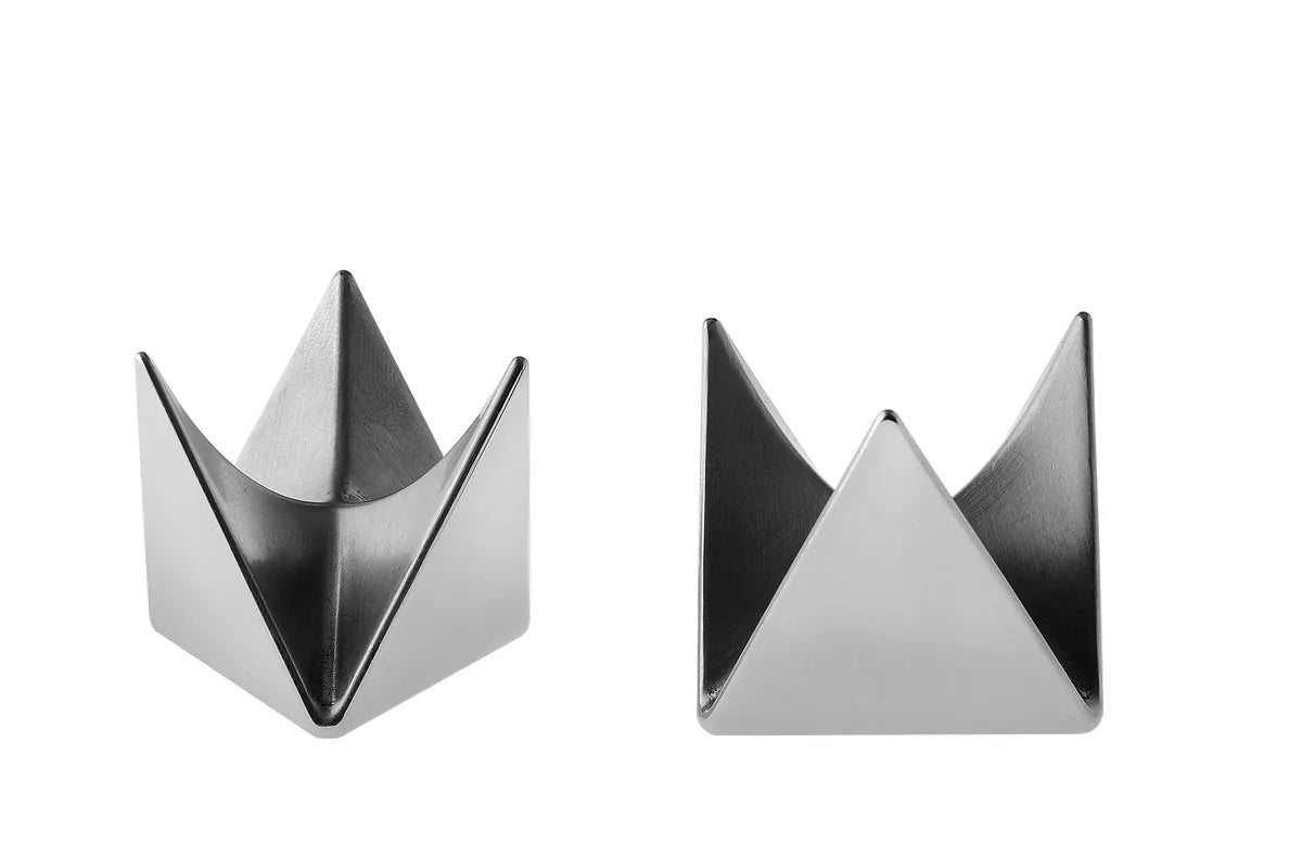 Alessi — Roost AGO01 | Portauovo doppio in alluminio — design italiano Alessi