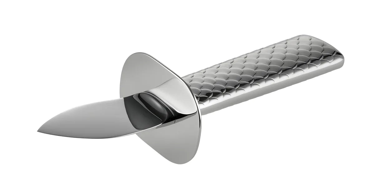Alessi — Colombina Fish FM23/44 | Coltello ostriche acciaio 18/10 — design italiano Alessi