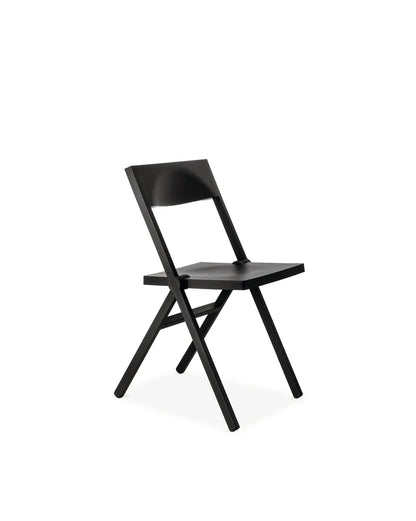 Alessi — Piana ASPN9017 | Sedia pieghevole Chipperfield in PP nero — design italiano Alessi