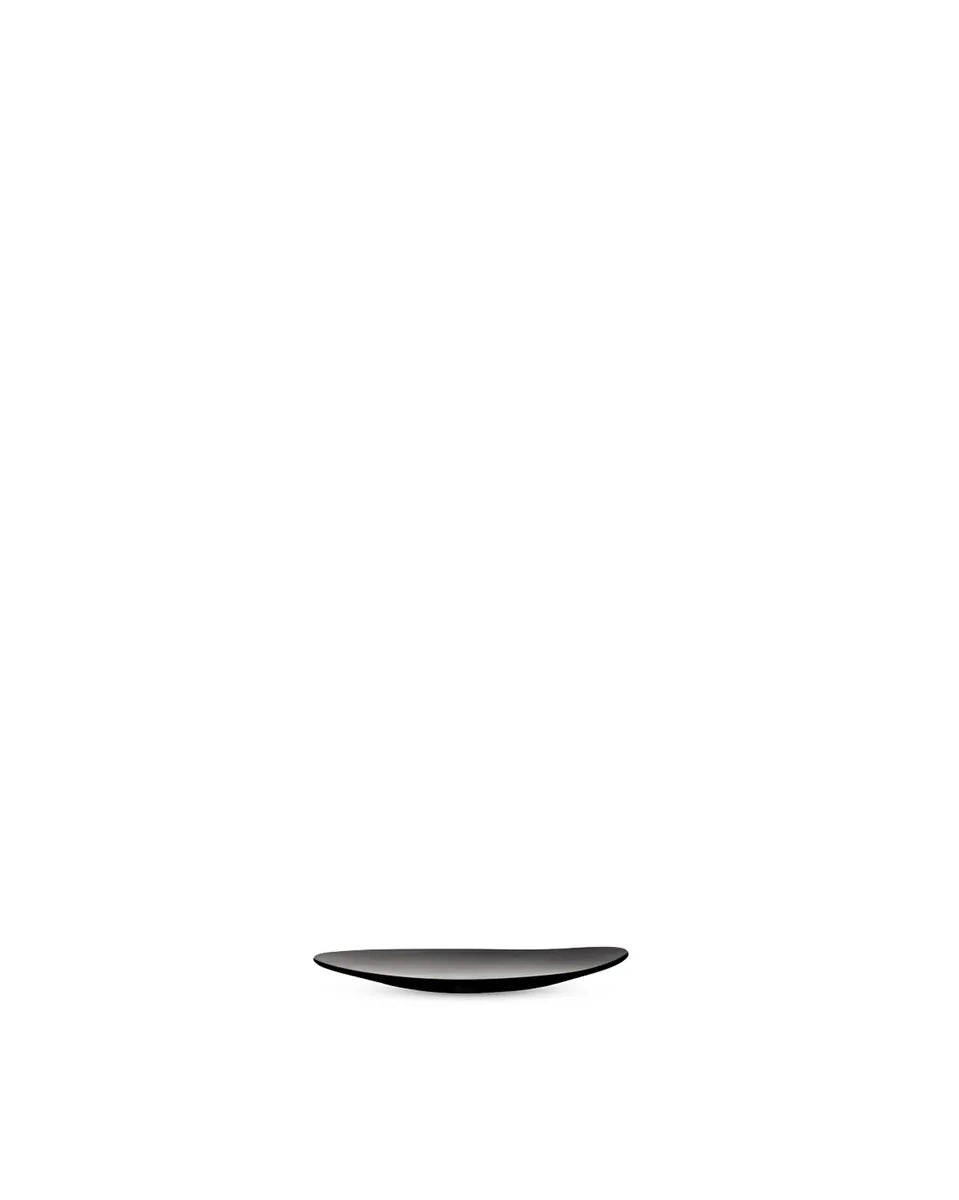Alessi — Colombina FM10/77 B | Sottotazza in melammina nera — design italiano Alessi