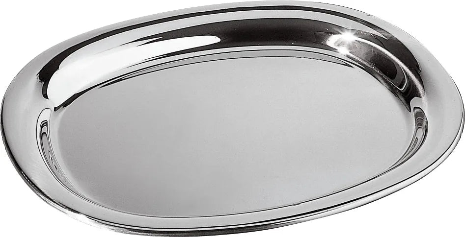 Alessi — JM13/30 L | Piatto da portata in acciaio inox Morrison — design italiano Alessi