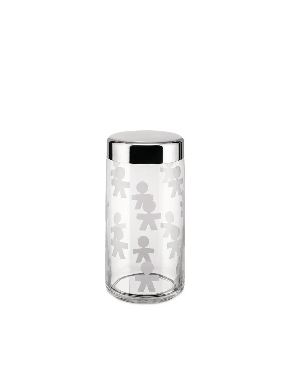 Alessi — Girotondo AKK38 | Barattolo in vetro serigrafato — design italiano Alessi