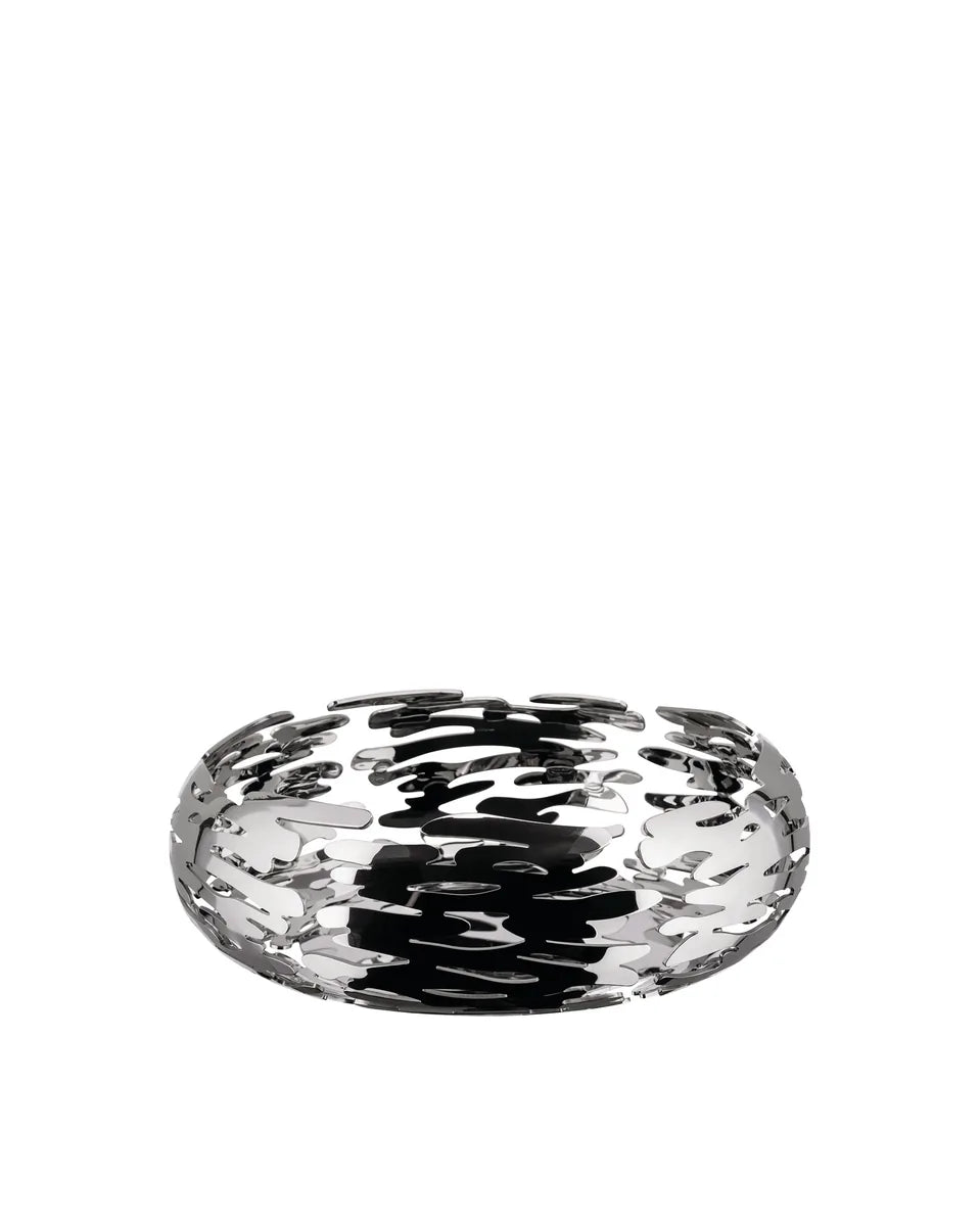 Alessi — Barknest BM02 | Cestino rotondo in acciaio inox 18/10 — design italiano Alessi
