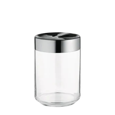 Alessi — Julieta LC09 | Barattolo ermetico vetro e acciaio — design italiano Alessi