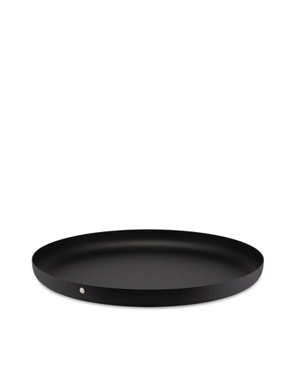 Alessi — JM14/35 JM14/35 BT | Vassoio rotondo Jasper Morrison nero — design italiano Alessi