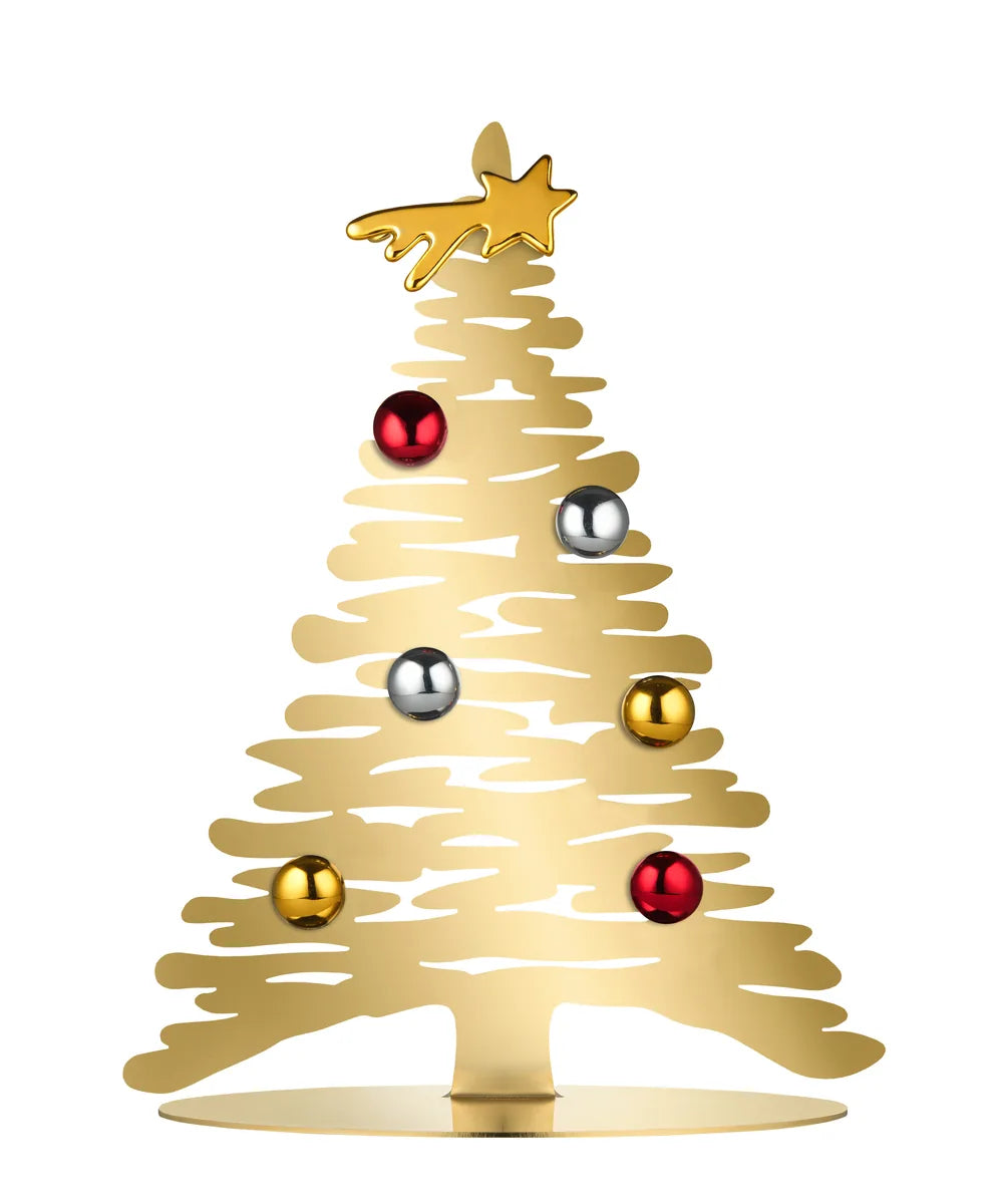 Alessi — Bark for Christmas BM06/30 GD | Decorazione natalizia in acci — design italiano Alessi