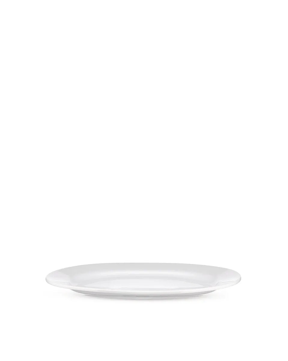 Alessi — PlateBowlCup AJM28/22 | Piatto ovale in porcellana Jasper Mor — design italiano Alessi