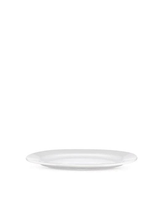 Alessi — PlateBowlCup AJM28/22 | Piatto ovale in porcellana Jasper Mor — design italiano Alessi