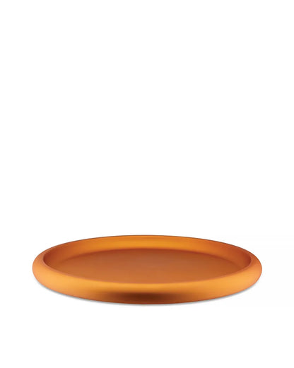 Alessi — Discolo ITM03 O | Centrotavola in alluminio anodizzato aranci — design italiano Alessi
