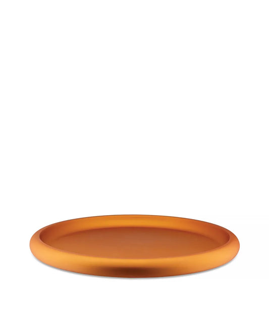Alessi — Discolo ITM03 O | Centrotavola in alluminio anodizzato aranci — design italiano Alessi