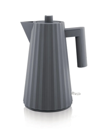 Alessi — Plissé MDL06G MDL06G/USA | Bollitore elettrico in resina grig — design italiano Alessi
