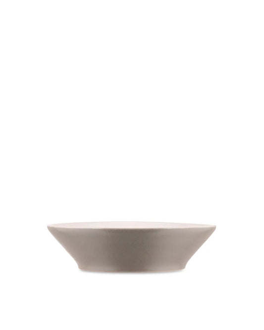 Alessi — Tonale DC03/2 LG | Piatto fondo stoneware grigio chiaro — design italiano Alessi