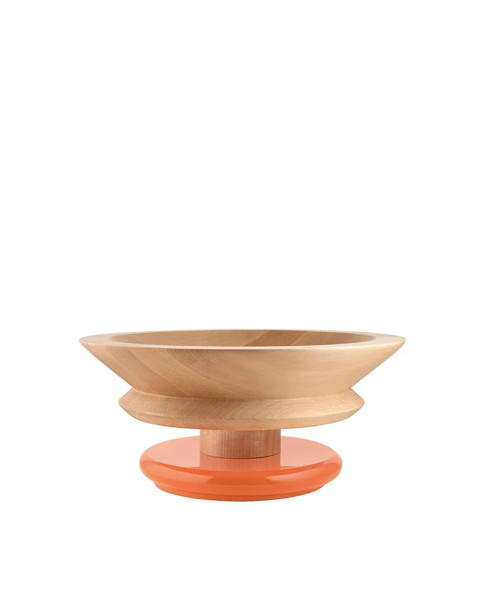 Alessi — ES15 1 | Centrotavola in tiglio Ettore Sottsass — design italiano Alessi