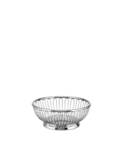 Alessi — 826/15 | Cestino a filo rotondo in acciaio inox — design italiano Alessi