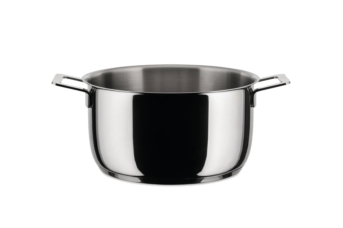 Alessi — Pots&Pans AJM101/24 | Casseruola Jasper Morrison 24 cm — design italiano Alessi