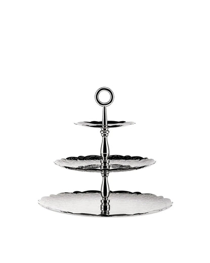 Alessi — Dressed MW52/3 | Alzata tre elementi in acciaio inox — design italiano Alessi