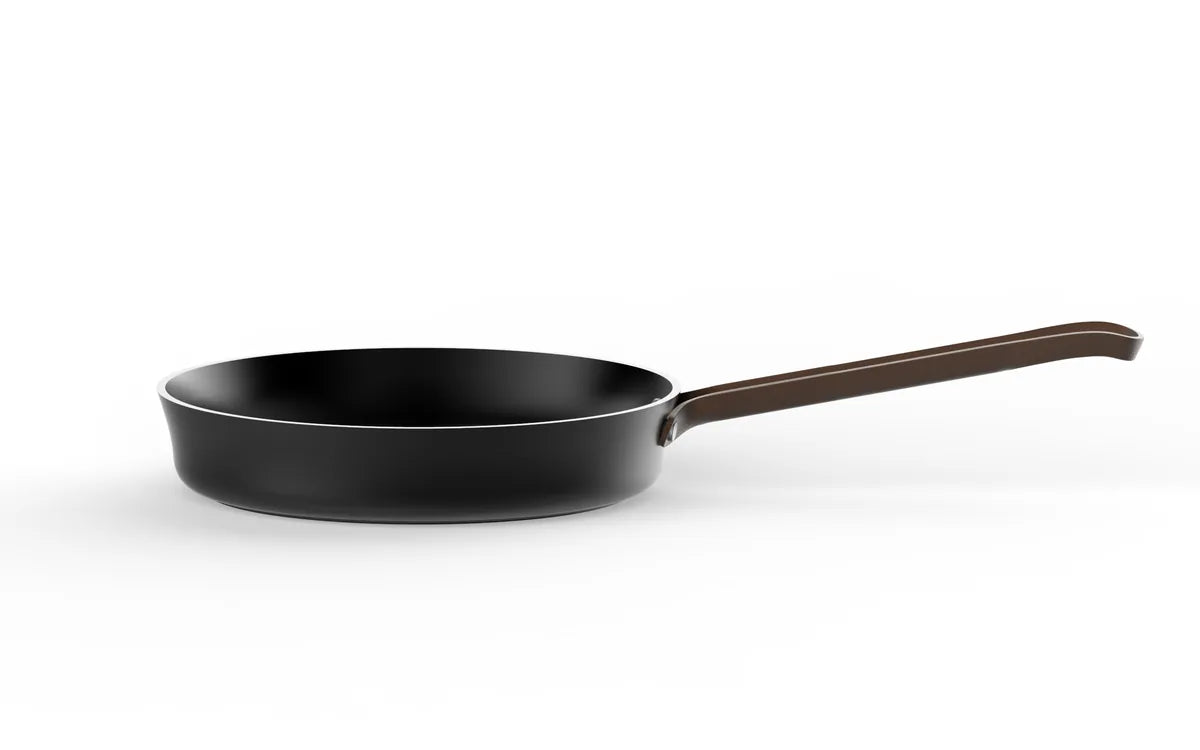 Alessi — Edo PU113/24 B | Padella antiaderente Urquiola, nero — design italiano Alessi