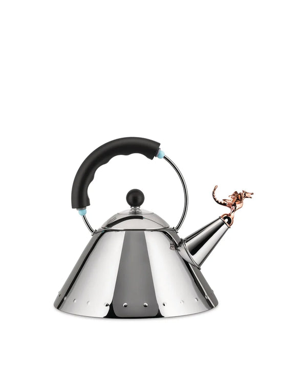 Alessi — Tea Rex 9093REX B | Bollitore Graves con fischietto rettile — Alessi