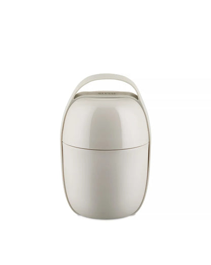 Alessi — Food à Porter SA03 G | Lunch pot doppio scomparto grigio — design italiano Alessi