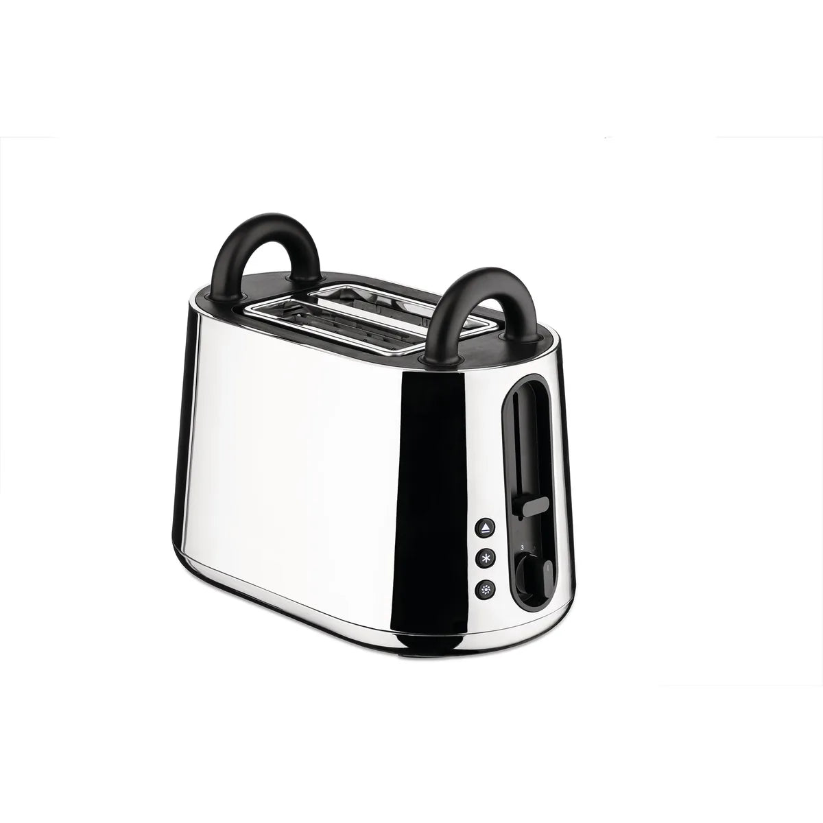 Alessi — Toru NE03 B | Tostapane in acciaio inox nero Nendo — design italiano Alessi