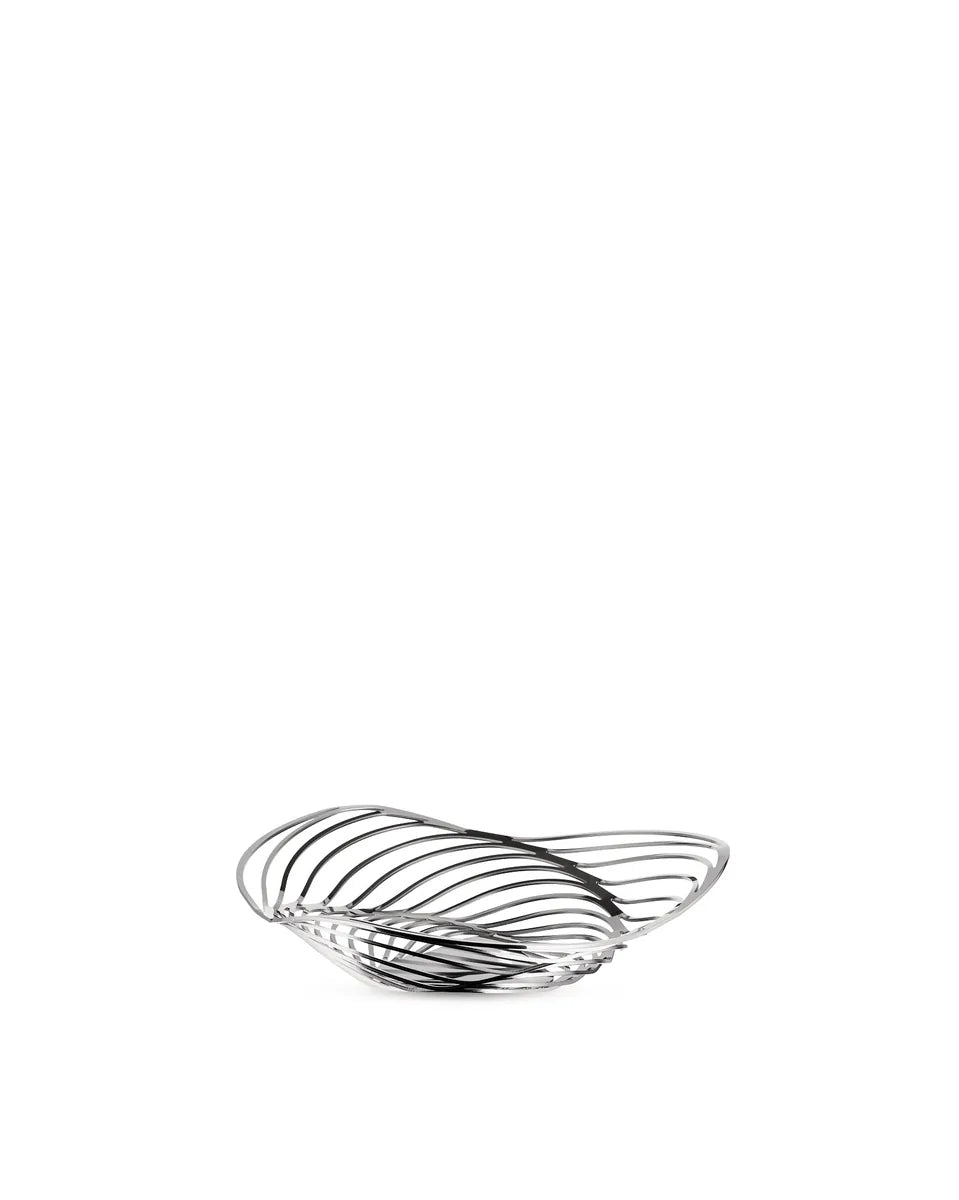 Alessi — Trinity ACO02 | Cestino da tavola in acciaio inox — design italiano Alessi
