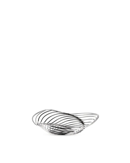 Alessi — Trinity ACO02 | Cestino da tavola in acciaio inox — design italiano Alessi