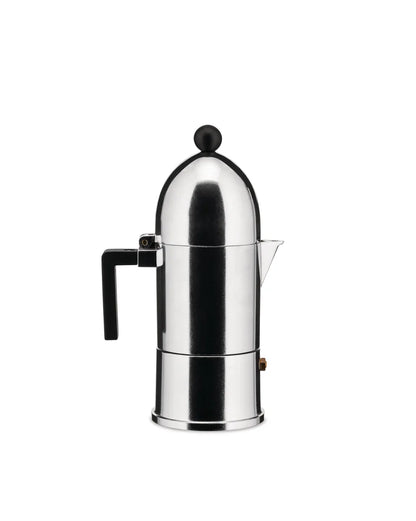 Alessi — La Cupola A9095/3 B | Caffettiera espresso Aldo Rossi 3 tazze — design italiano Alessi