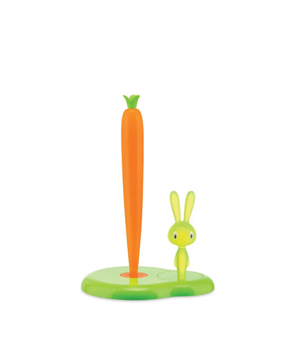 Alessi — Bunny & Carrot ASG42 GR | Portarotolo da cucina in resina ver — design italiano Alessi
