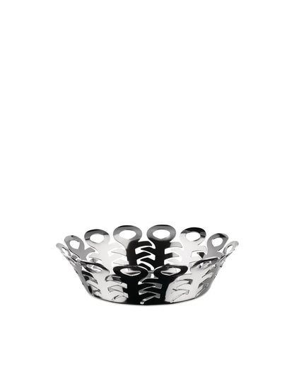 Alessi — Vimini BM21/21 | Cestino traforato in acciaio inox — design italiano Alessi