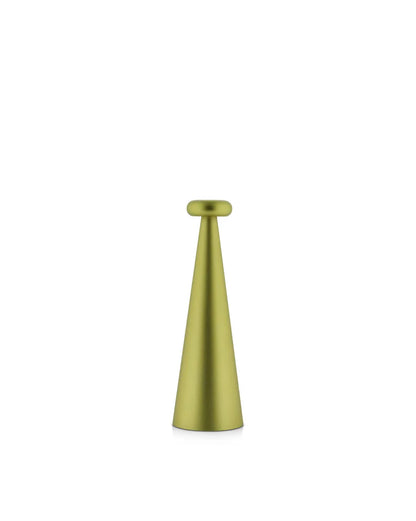 Alessi — Bedin AST02 Y | Lampada da tavolo in alluminio giallo fluo — design italiano Alessi