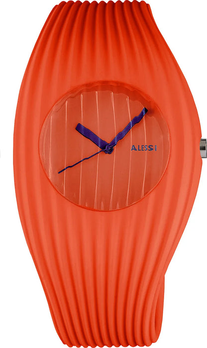 Alessi — Grow Watch AL26003 | Orologio da polso in poliuretano arancio — design italiano Alessi