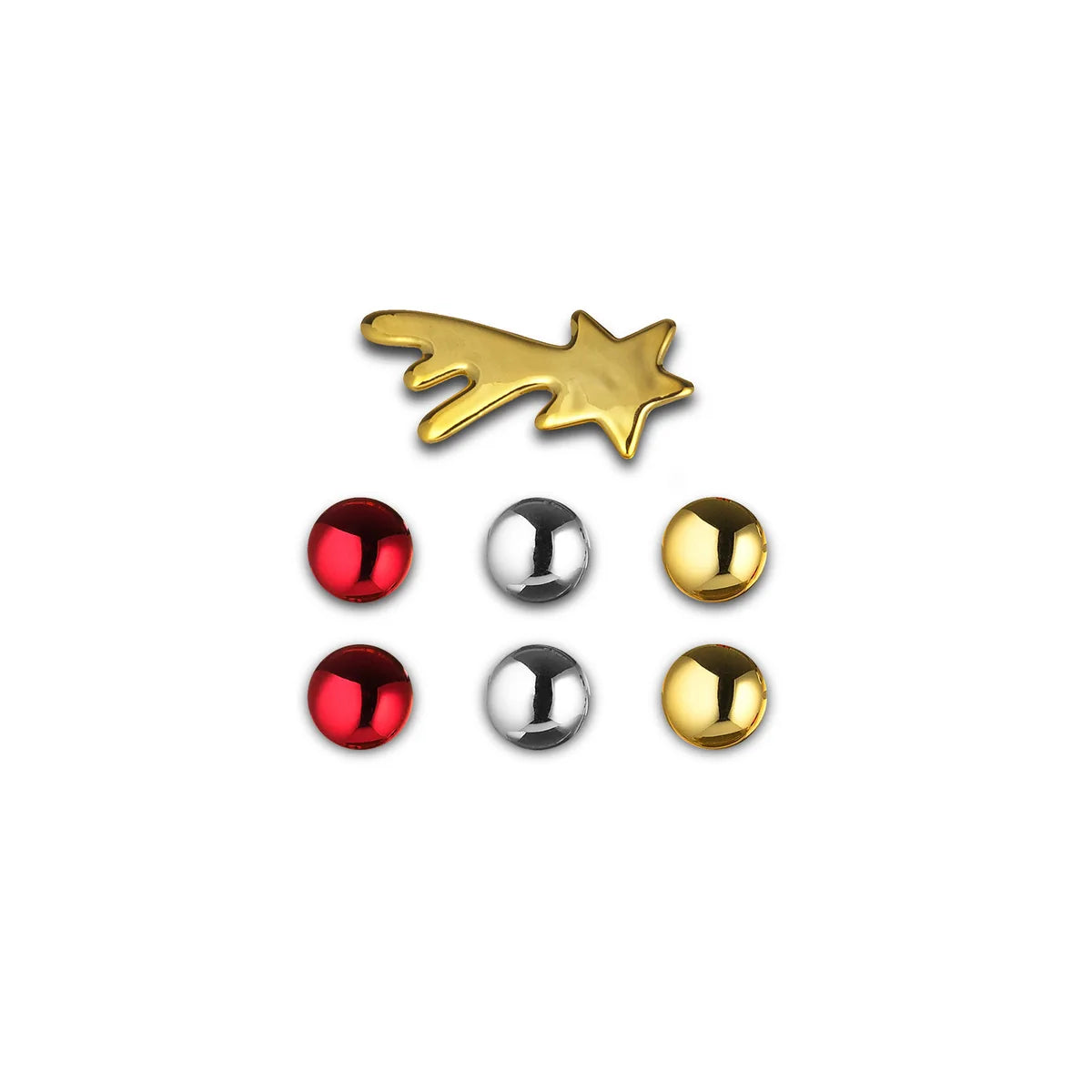 Alessi — Bark for Christmas BM06MAGNET | Set magneti natalizi in porce — design italiano Alessi