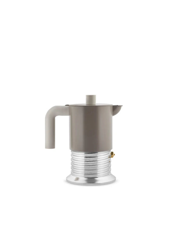 Alessi — Vite PM01/3 WG | Caffettiera Espresso Warm Grey — Alessi