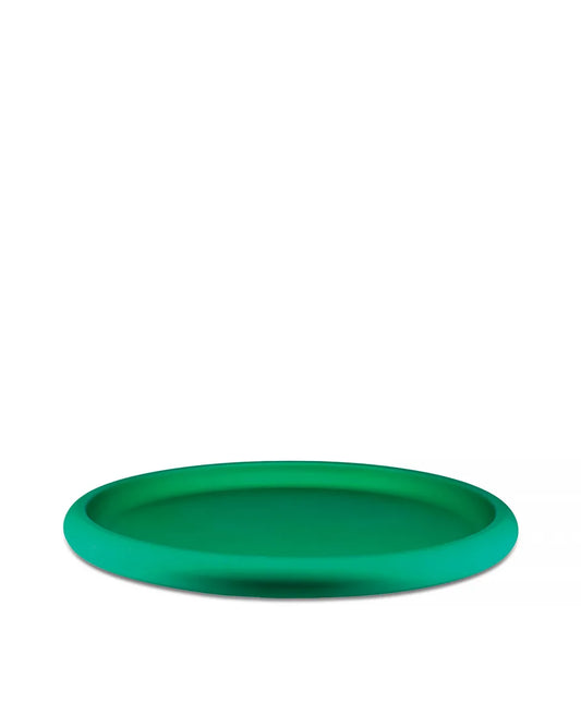 Alessi — Discolo ITM03 GR | Centrotavola in alluminio anodizzato verde — design italiano Alessi