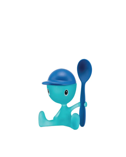 Alessi — Cico ASG23 ASG23 AZ | Portauovo con spargisale in resina azzu — design italiano Alessi