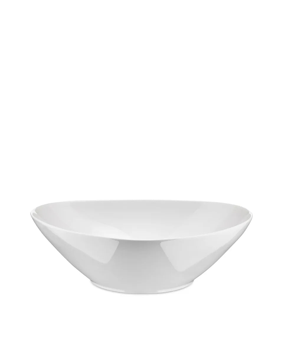 Alessi — Colombina FM10/38 | Insalatiera in porcellana bianca — design italiano Alessi