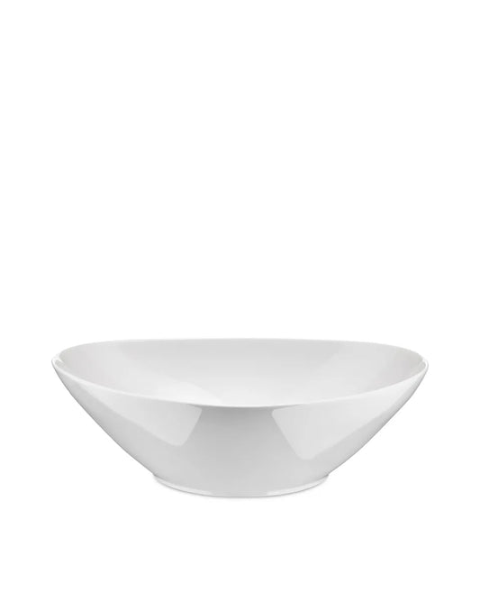 Alessi — Colombina FM10/38 | Insalatiera in porcellana bianca — design italiano Alessi