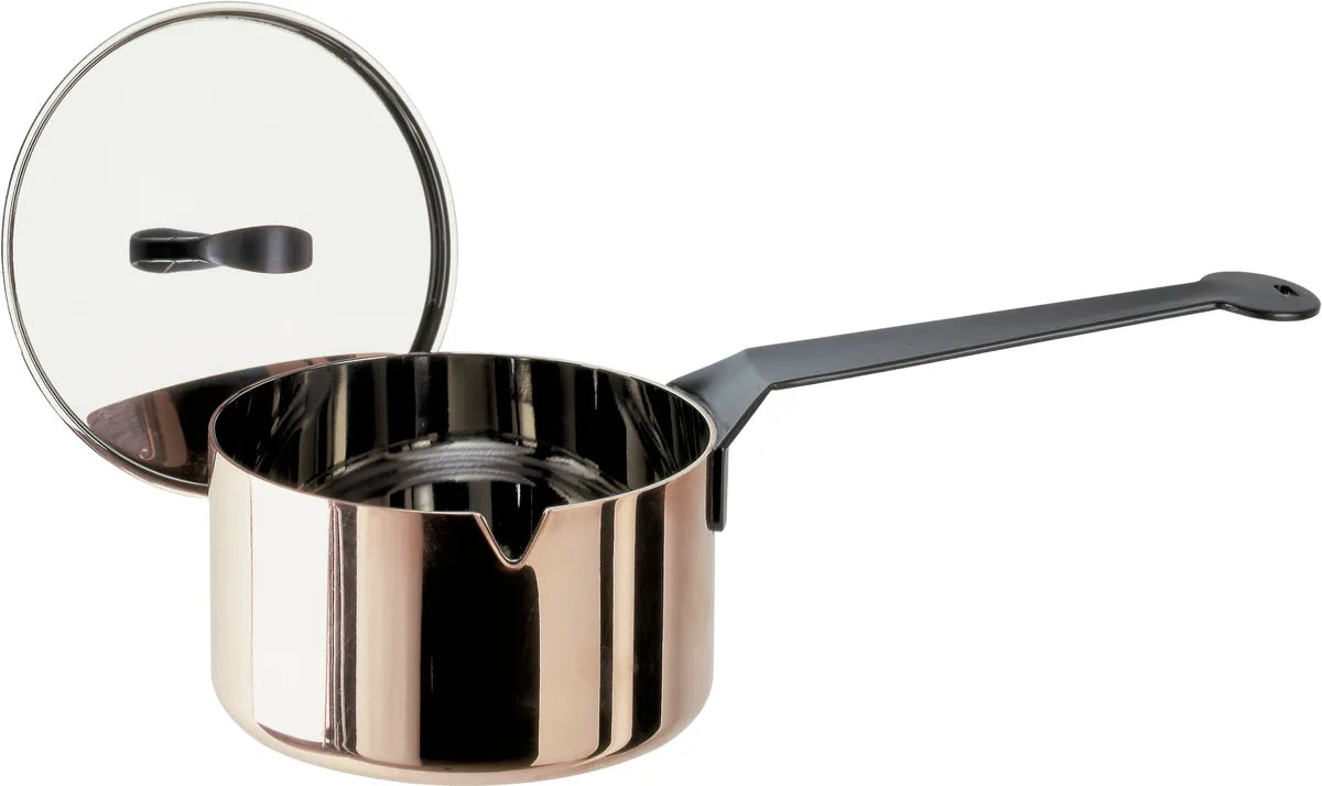 Alessi — La Cintura di Orione 90105/10/C | Casseruola rame e acciaio S — design italiano Alessi