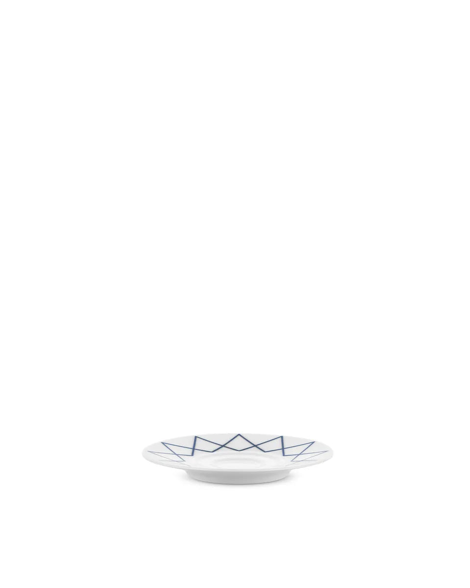 Alessi — ES22/77 | Sottotazza caffè Sottsass in porcellana — design italiano Alessi