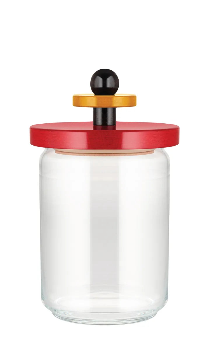 Alessi — ES16/100 | Barattolo Ettore Sottsass, 100 Values Collection — design italiano Alessi