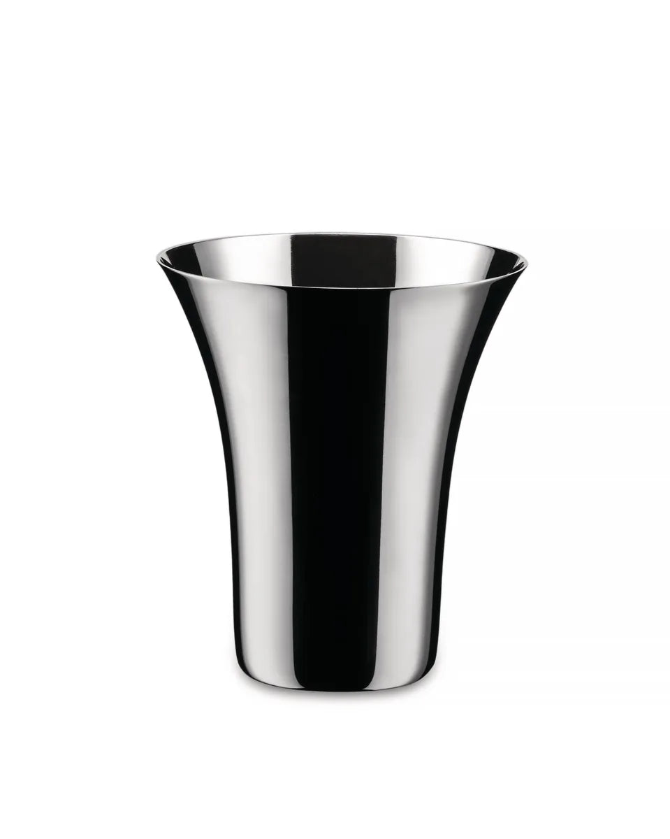 Alessi — Kuru Kuru ITM13 | Bicchiere in acciaio inox 18/10 tornito — design italiano Alessi